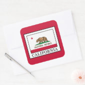Californië Vierkante Sticker (Envelop)