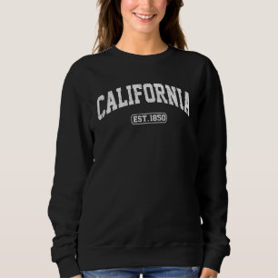 Californië Vintage Staats Atletische Stijl Trui