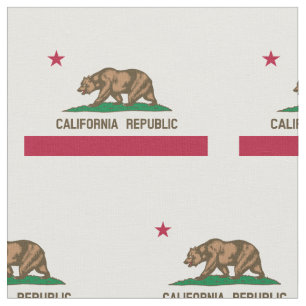 Californië vlag aangepaste stof DIY textiel