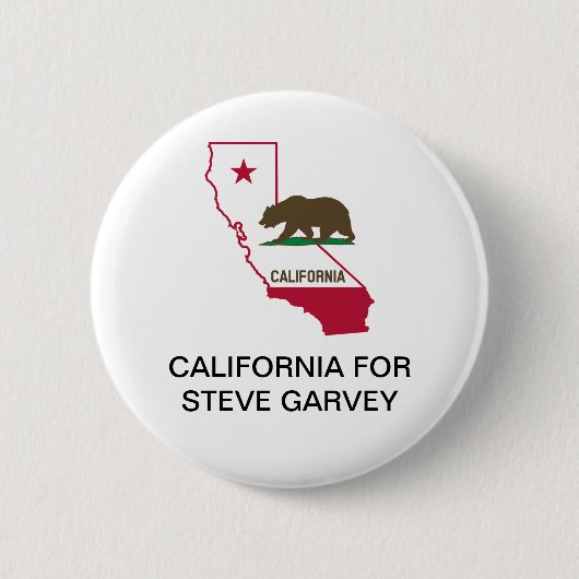 CALIFORNIË voor Steve Garvey SENATE Button (Voorkant)