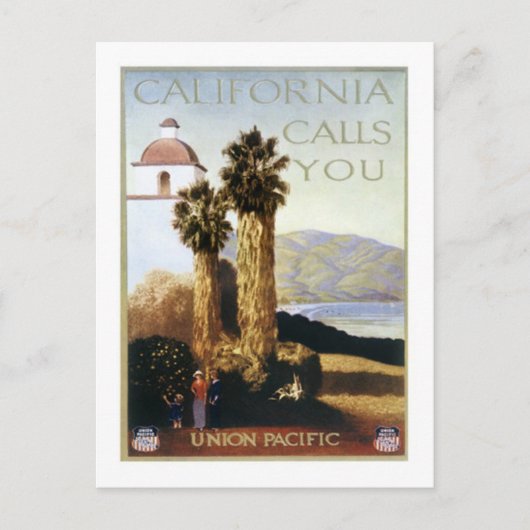 Californië, VS - Briefkaart (Voorkant)
