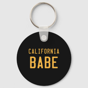 Californië Wees Retro Westkust Socal Norcal Surfen Sleutelhanger