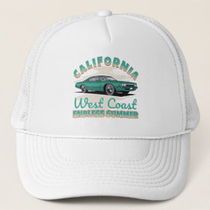 Californië Westkust Vintage Auto  Trucker Pet