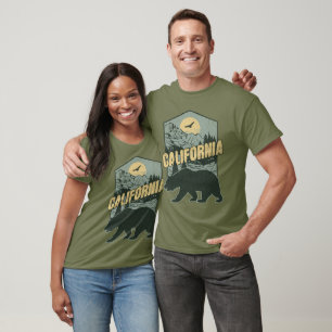 Californië Wilderness Beer Embleem T-shirt