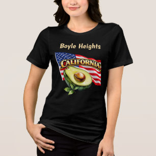 Californië Women's Bella+Canvas Tri-Blend Donker Shirt