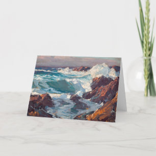 Californië Zee Scape   Edgar Alwin Payne Kaart