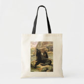 Californië Zeeleeuwen door CE Swan Tote Bag (Voorkant)
