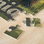  Californisch bruin Beer Legpuzzel (Zijkant)