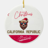 CALIFORNISCH GEÏNSPIREERD VLAGKERAMISCH ORNAMENT (Achterkant)