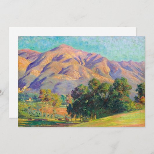 Californisch landschap | Arthur Merton Hazard (Voorkant / Achterkant)