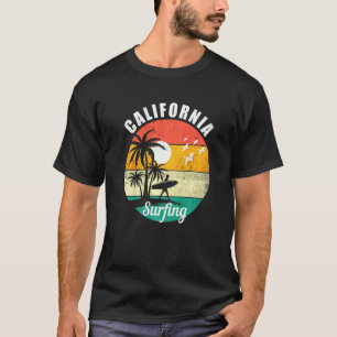 Californisch Surfdesign Voor Een Surfer T-shirt