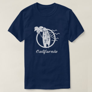 Californisch surfen t-shirt