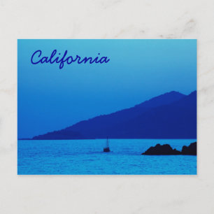 Californische blauwe briefkaart