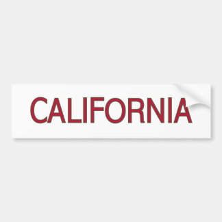 Californische Bumpersticker