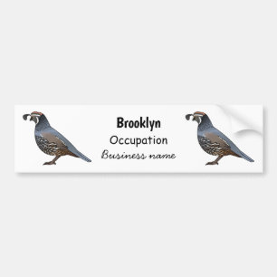 Californische cartoon bumpersticker