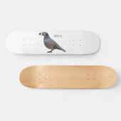 Californische cartoon skateboard (Horizontaal)