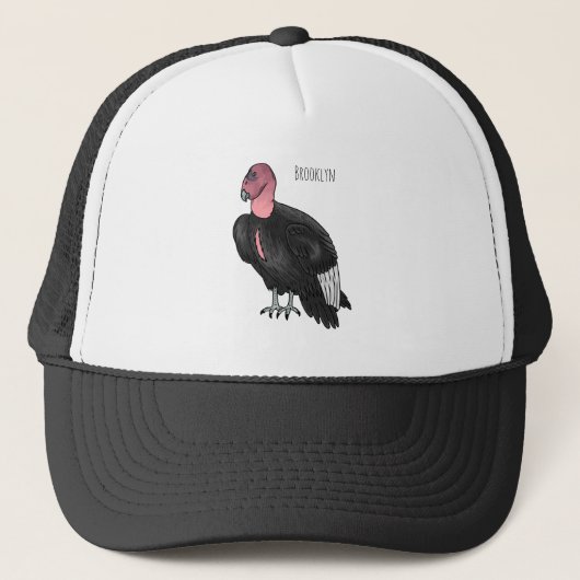 Californische cartoon trucker pet (Voorkant)