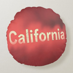 Californische Droom Vibes Rond Kussen