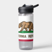 Californische fles, Californische vlag Waterfles (Links)
