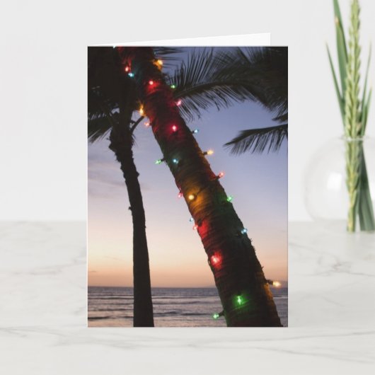 Californische Kerstmis Feestdagen Kaart (Voorkant)