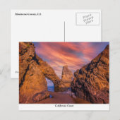 Californische kust briefkaart (Voorkant / Achterkant)