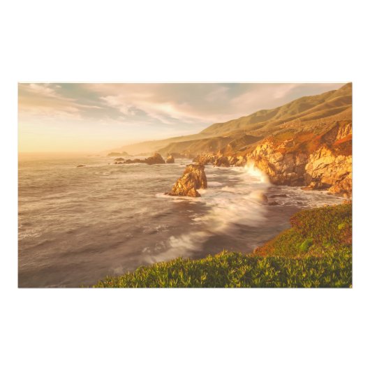 Californische kust foto afdruk (Voorkant)