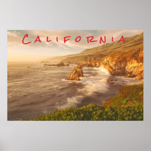 Californische kust poster