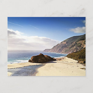 Californische kustlijn, mooie landschapsfoto briefkaart