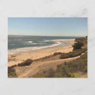 Californische Kustlijn Strand Uitzicht Ansichtkaar Briefkaart