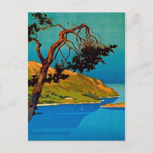 Californische kustvaart Briefkaart (Voorkant)