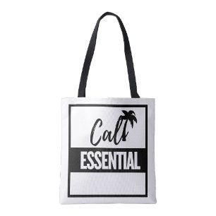 Californische levensstijl essentieel draagtas