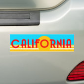 Californische Logo Bumpersticker (Op auto)