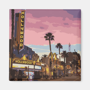 Californische nachtclub paarse los angeles magneet