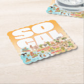 Californische Onderzetter (Gebogen)