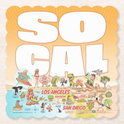 Californische Onderzetter (Voorkant)