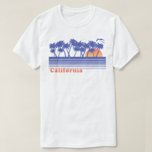 Californische palmbomen t-shirt