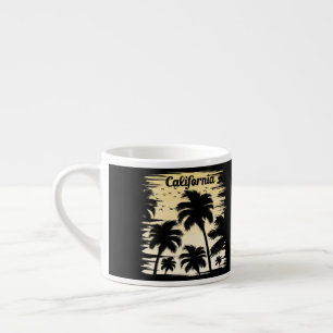 Californische palmboom espresso kop