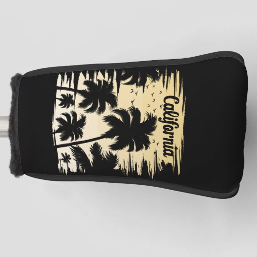 Californische palmboom golfheadcover (Voorkant)