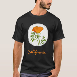 Californische pap in een Cirkel, 'Californische' t T-shirt