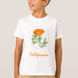 Californische pap in een Cirkel, 'Californische' t T-shirt