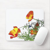 Californische papaver muismat (Met muis)