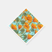 Californische papaver servet (Hoek)