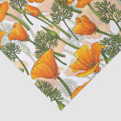 Californische papaver tissuepapier (Detail)