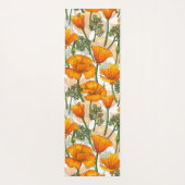 Californische papaver yogamat (Achterkant)