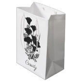 Californische papaverventilator Silhouette U Pick  Medium Cadeauzakje (Achterkant Gekanteld)