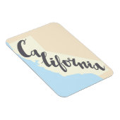 Californische penseel met Silhouette Map Magneet (Rechterzijde)