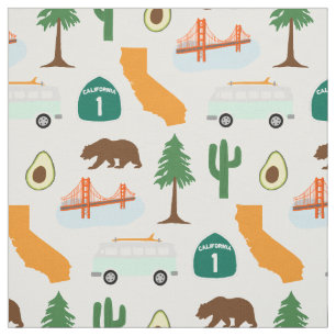Californische pictogrammen stof