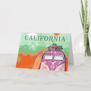 Californische Reisposter Kaart