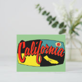 Californische reizen - Briefkaart (Staand voorkant)