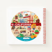 Californische reizen notitieboek (Achterkant)